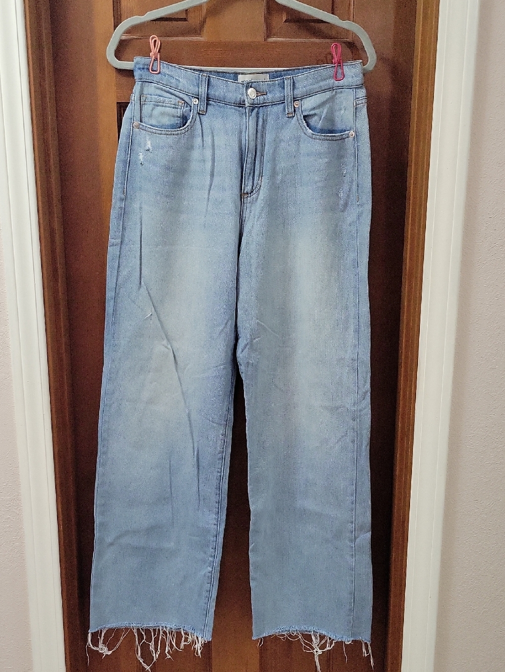 Sneak Peek Wide Leg Jeans